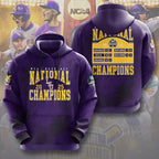 LSU Tigers Baseball 2025 National Champions 3D Apparel – NGHIAVT 2861
