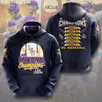 LSU Tigers Baseball 2025 National Champions 3D Apparel – NGHIAVT 2864
