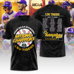 LSU Tigers Baseball 2025 National Champions 3D Apparel – NGHIAVT 2877