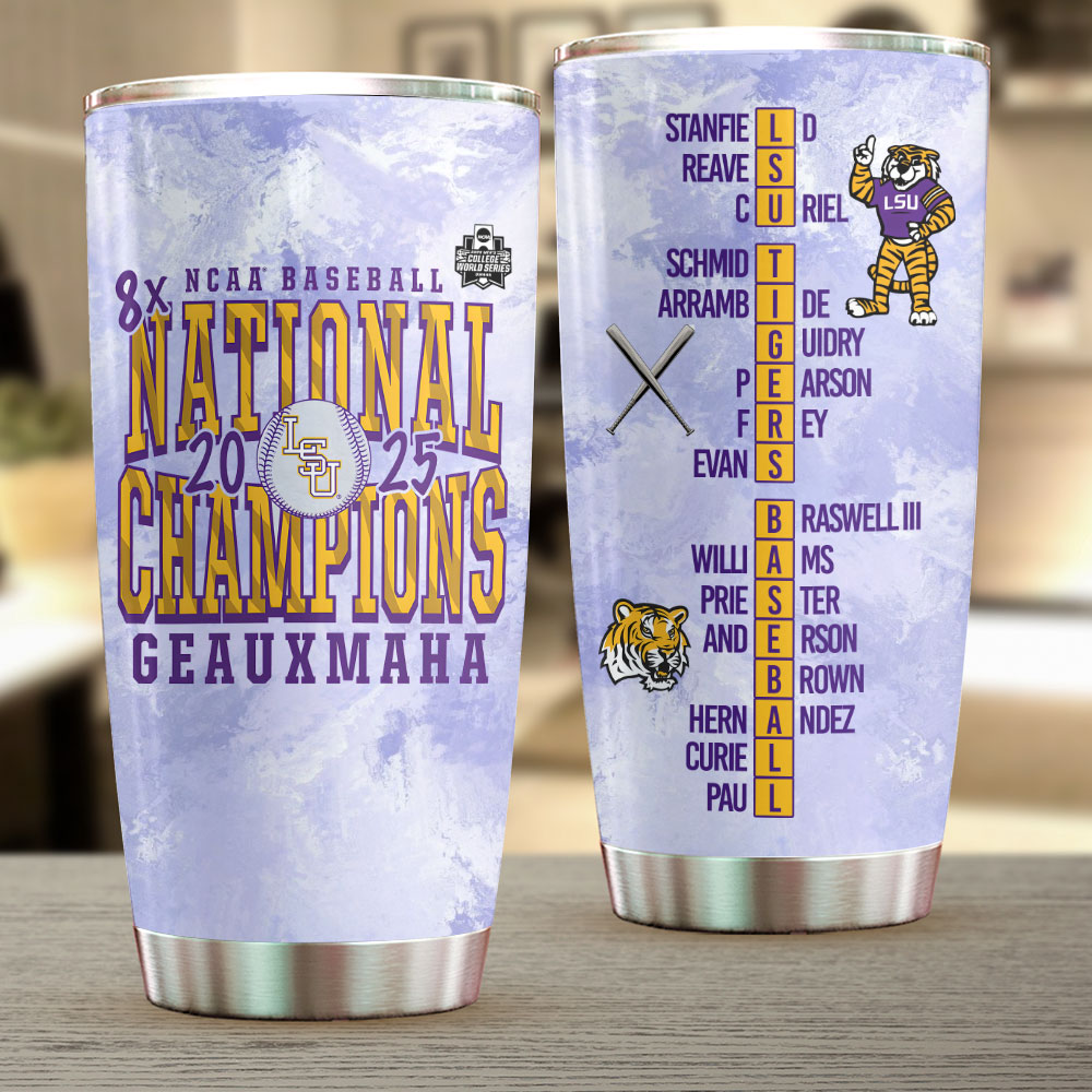LSU Tigers Baseball Tumbler Cup – NGHIAVT 2880