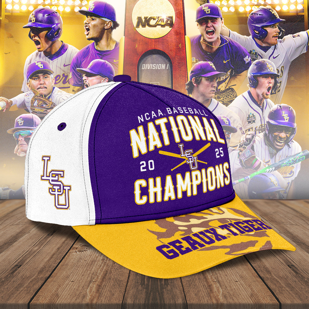 LSU Tigers Baseball 2025 National Champions Classic Cap – NGHIAVT 2890