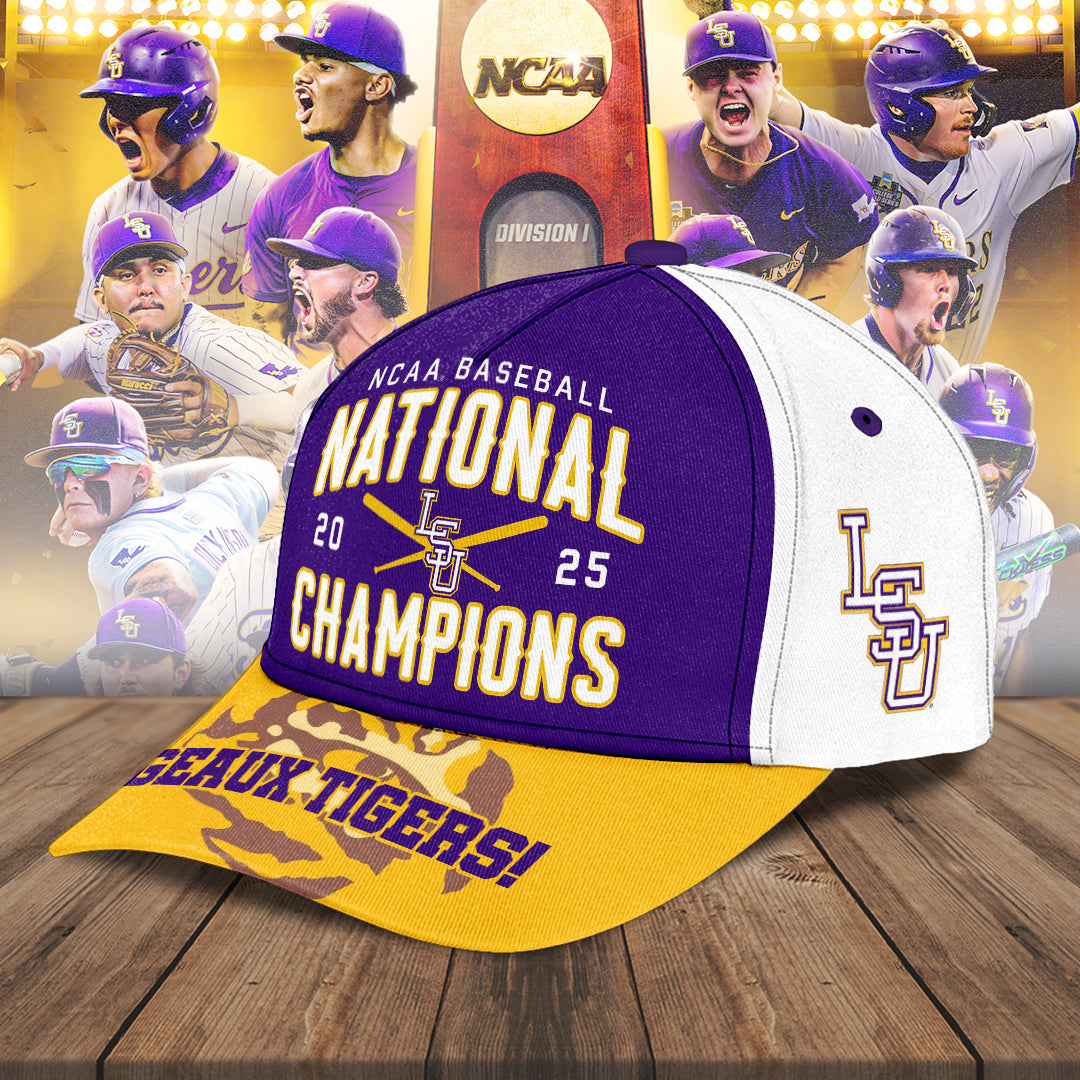 LSU Tigers Baseball 2025 National Champions Classic Cap – NGHIAVT 2890