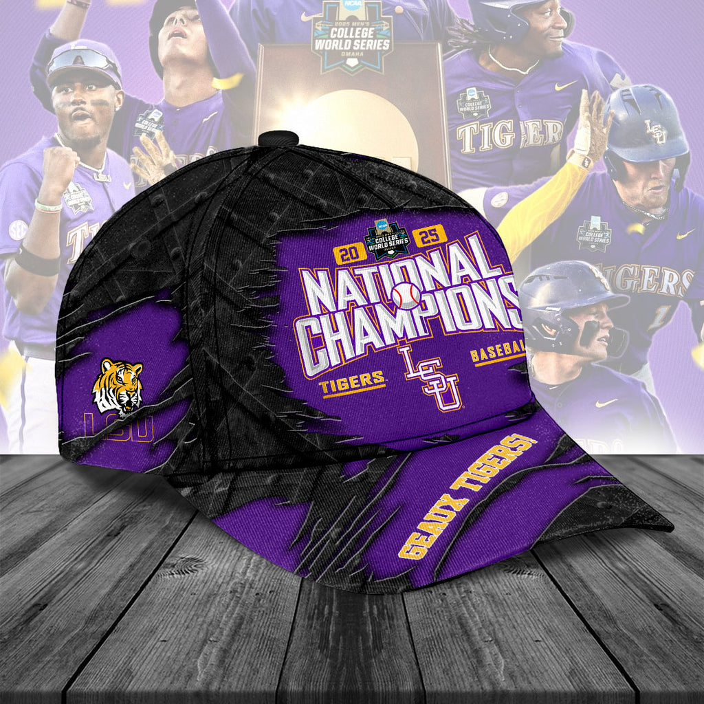 LSU Tigers Baseball 2025 National Champions Classic Cap – NGHIAVT 2901