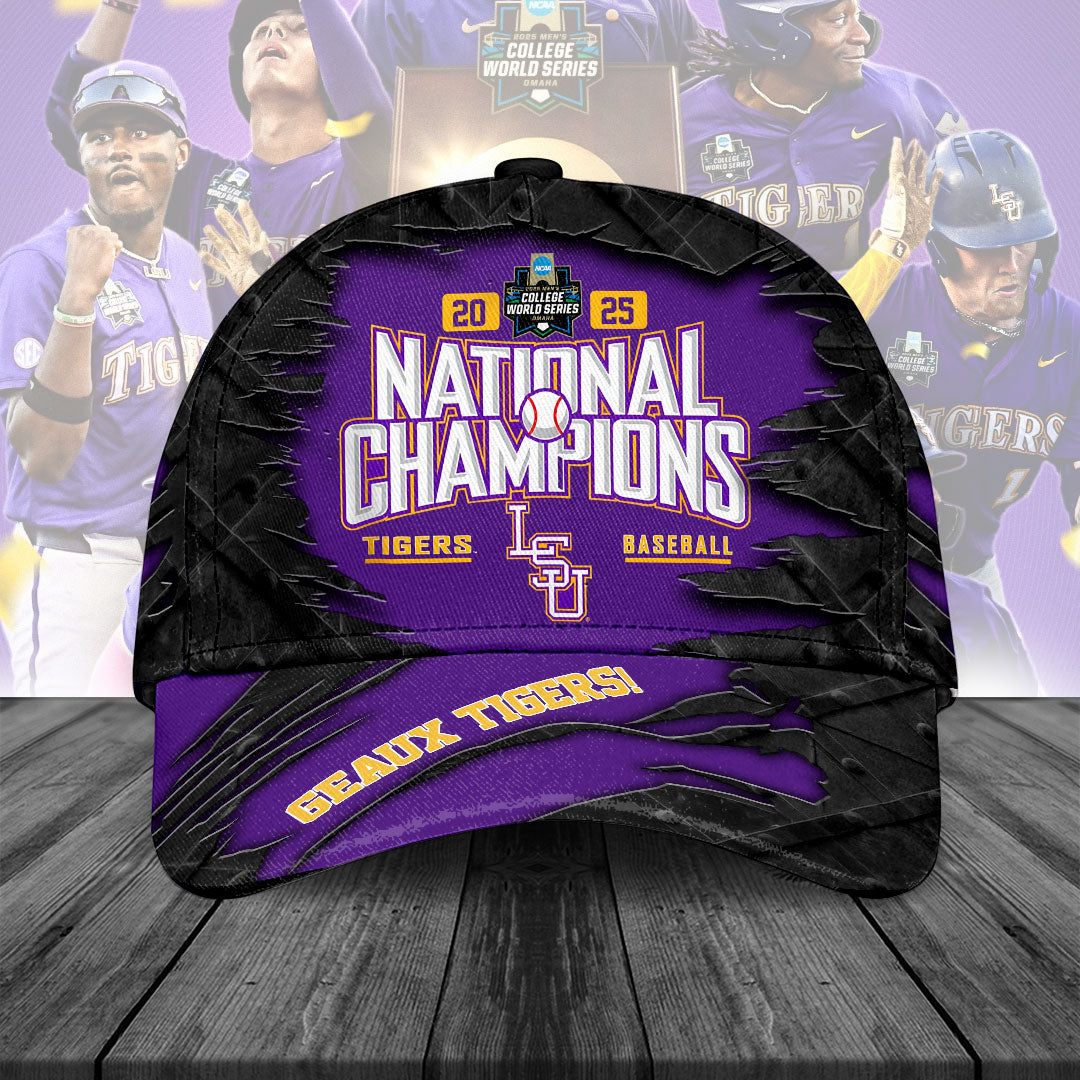 LSU Tigers Baseball 2025 National Champions Classic Cap – NGHIAVT 2901