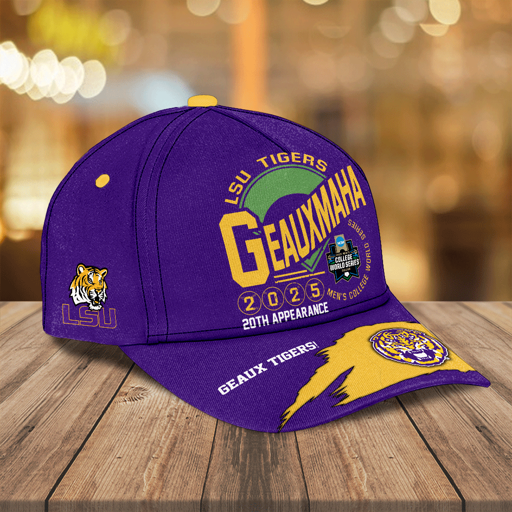 LSU Tigers Baseball 2025 National Champions Classic Cap – NGHIAVT 2908