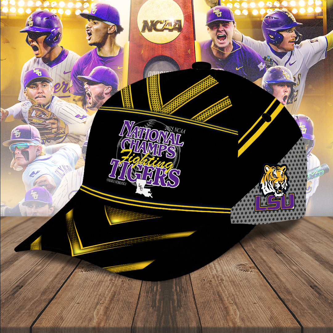 LSU Tigers Baseball 2025 National Champions Classic Cap – NGHIAVT 2942