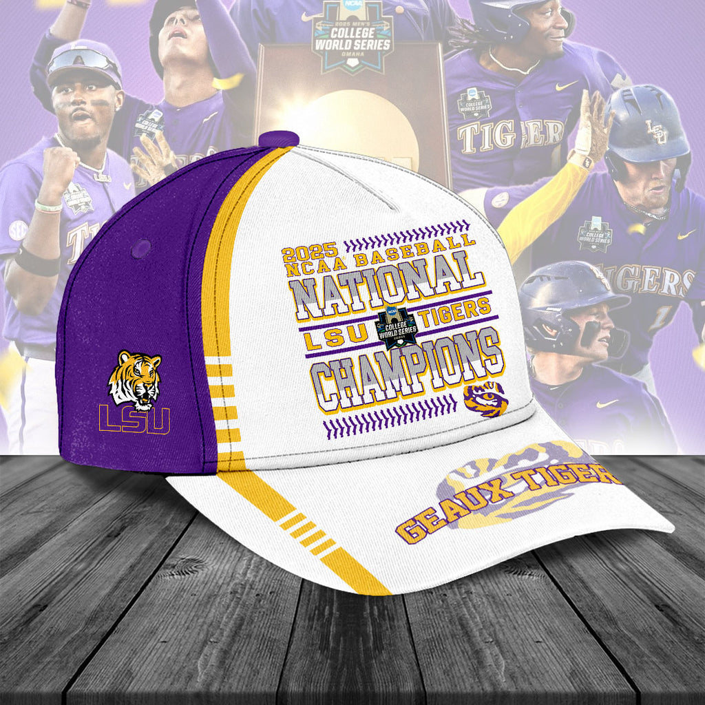 LSU Tigers Baseball 2025 National Champions Classic Cap – NGHIAVT 2949