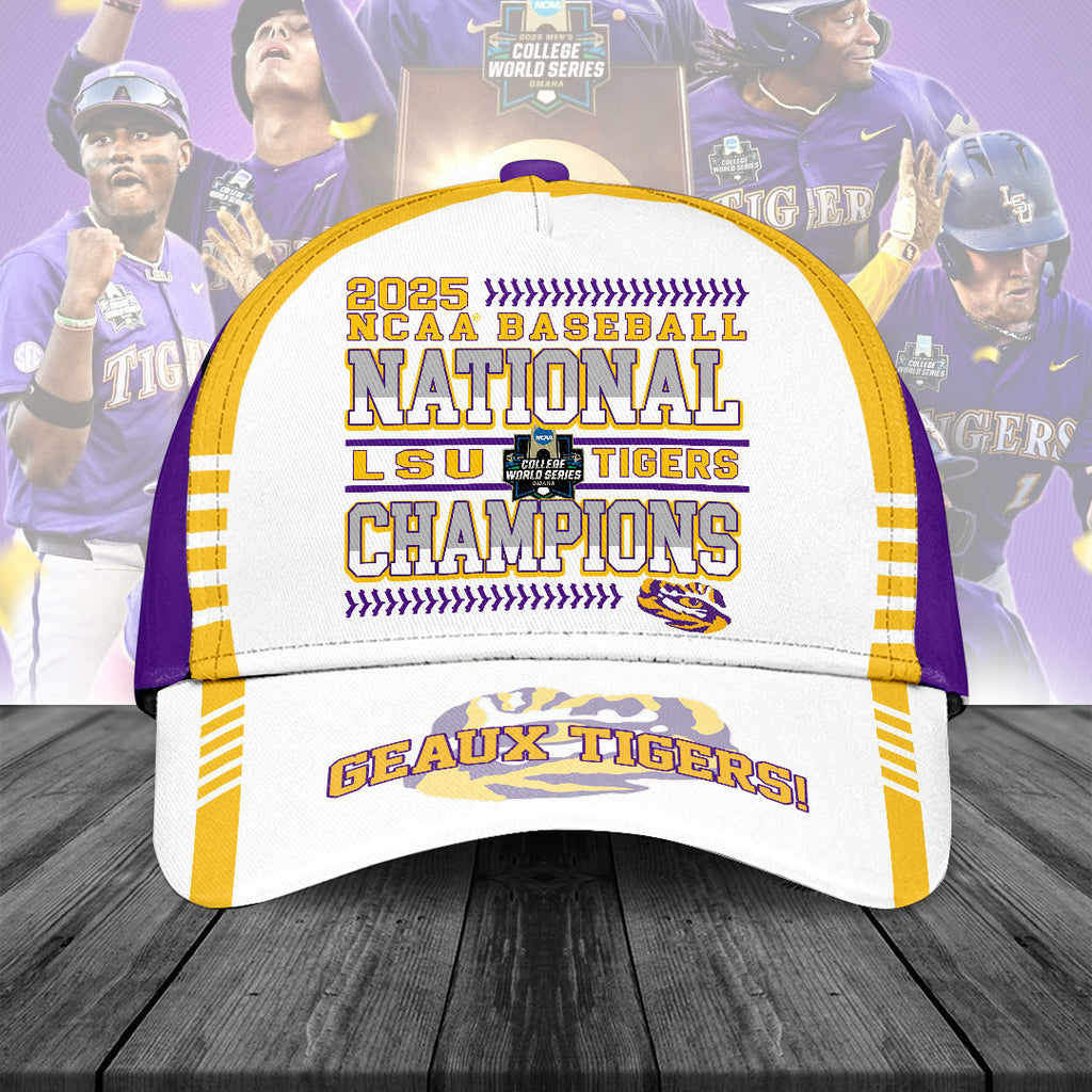 LSU Tigers Baseball 2025 National Champions Classic Cap – NGHIAVT 2949