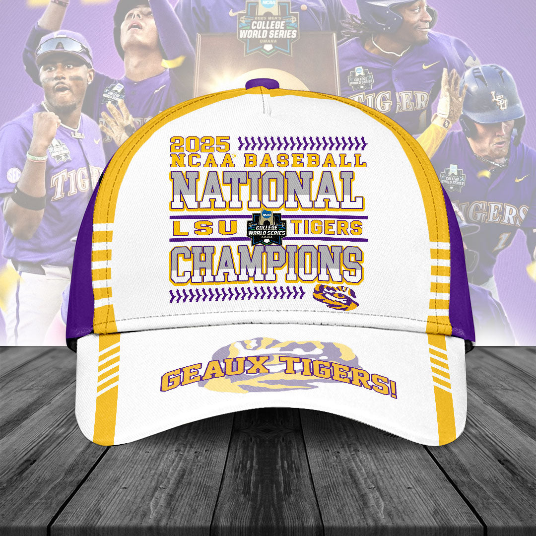 LSU Tigers Baseball 2025 National Champions Classic Cap – NGHIAVT 2949