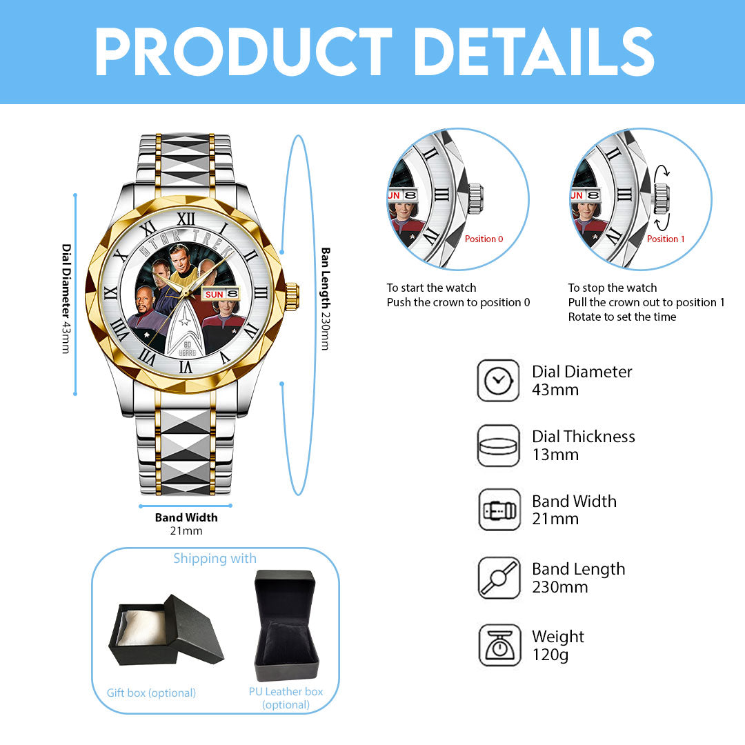 Star Trek Alloy Luxury Quartz Watch – NGHIAVT 3255