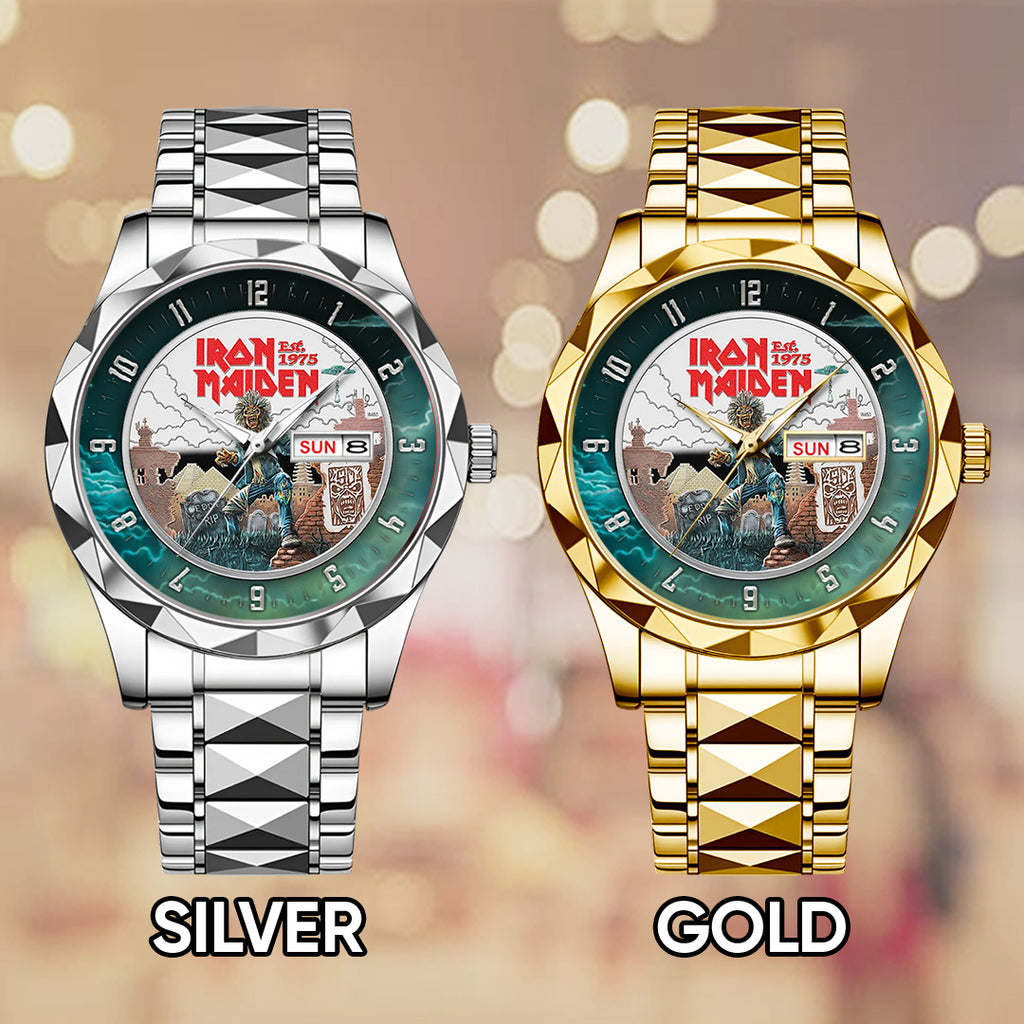 Iron Maiden Alloy Luxury Quartz Watch – NGHIAVT 3277