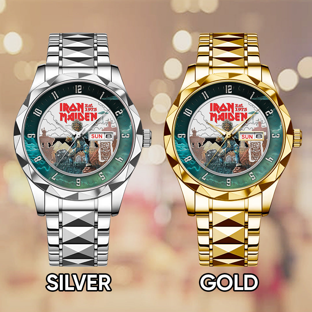 Iron Maiden Alloy Luxury Quartz Watch – NGHIAVT 3277