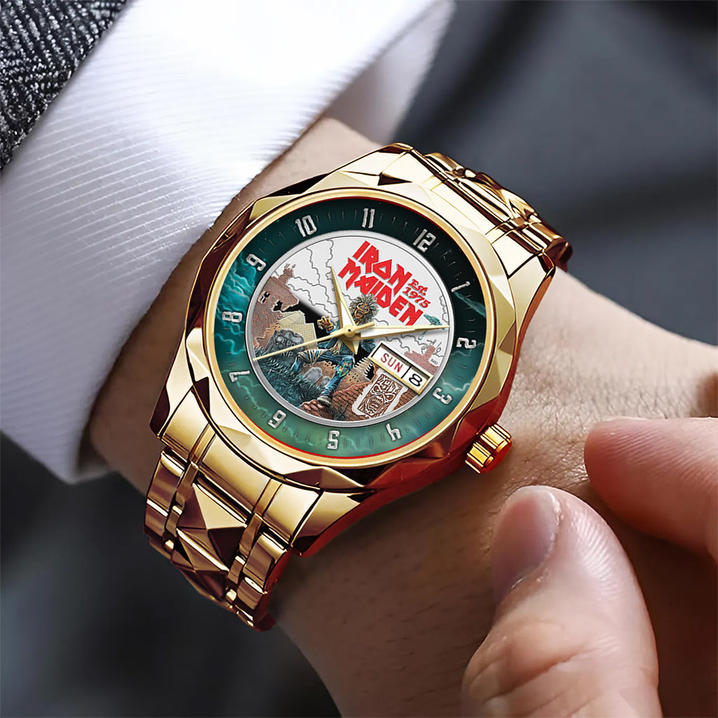 Iron Maiden Alloy Luxury Quartz Watch – NGHIAVT 3277