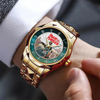 Iron Maiden Alloy Luxury Quartz Watch – NGHIAVT 3277
