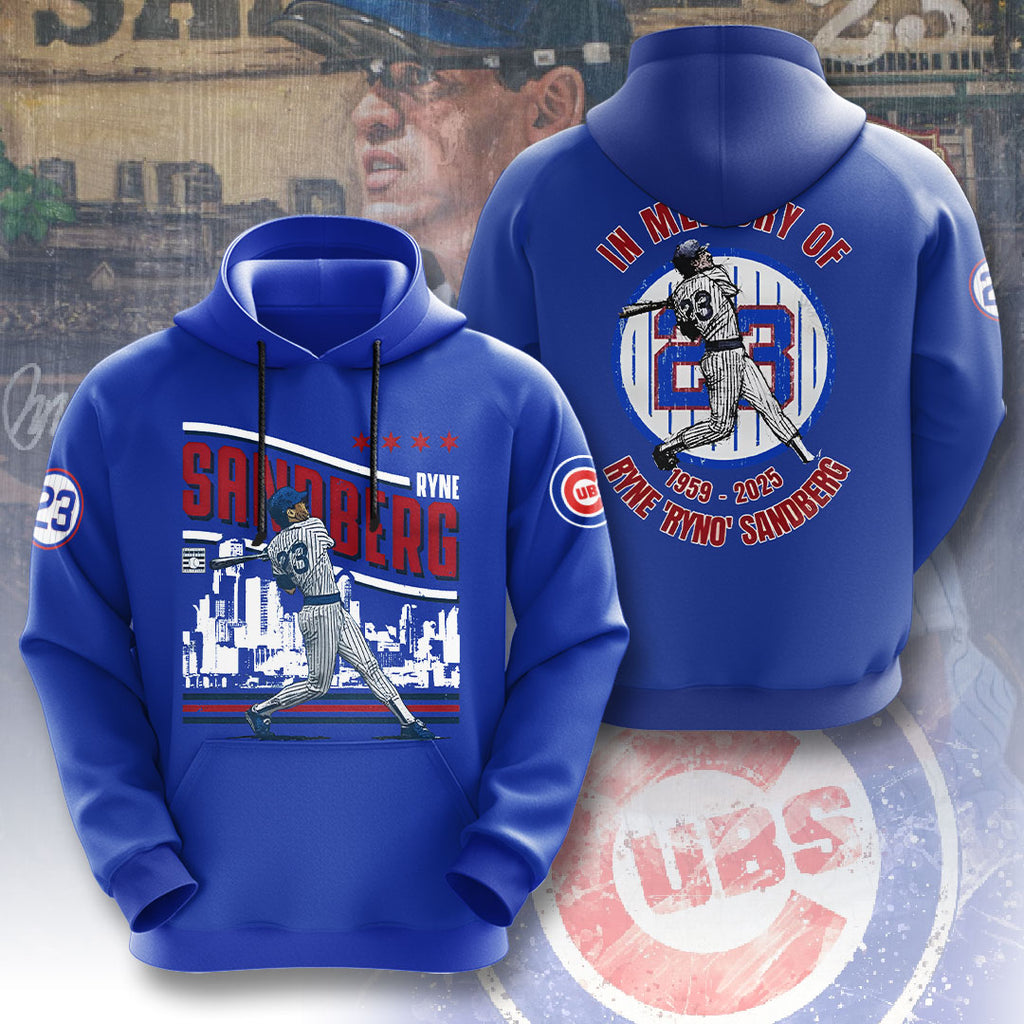Chicago Cubs x Ryne Sandberg 3D Apparel – NGHIAVT 3366
