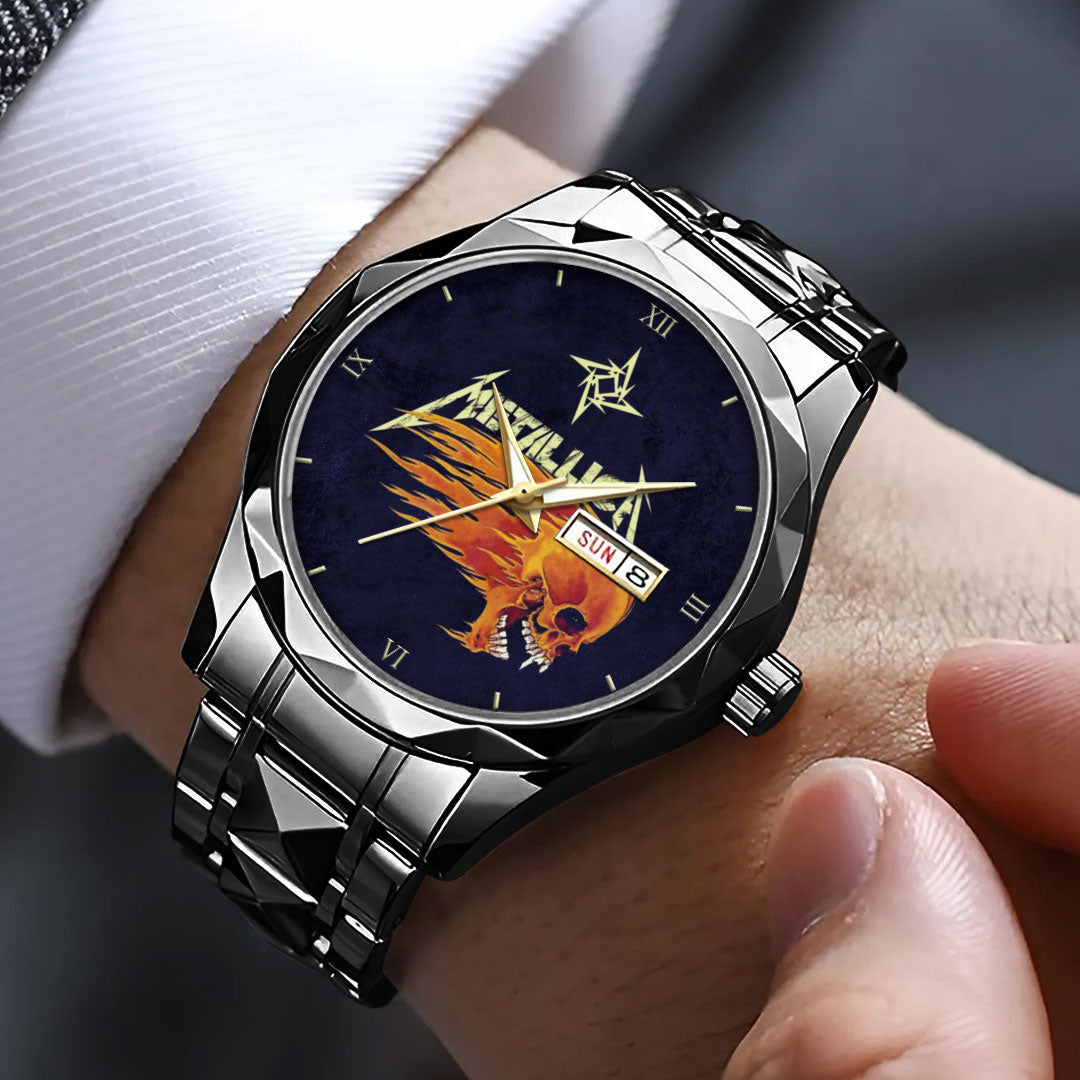 Metallica Alloy Luxury Quartz Watch – NGHIAVT 3379