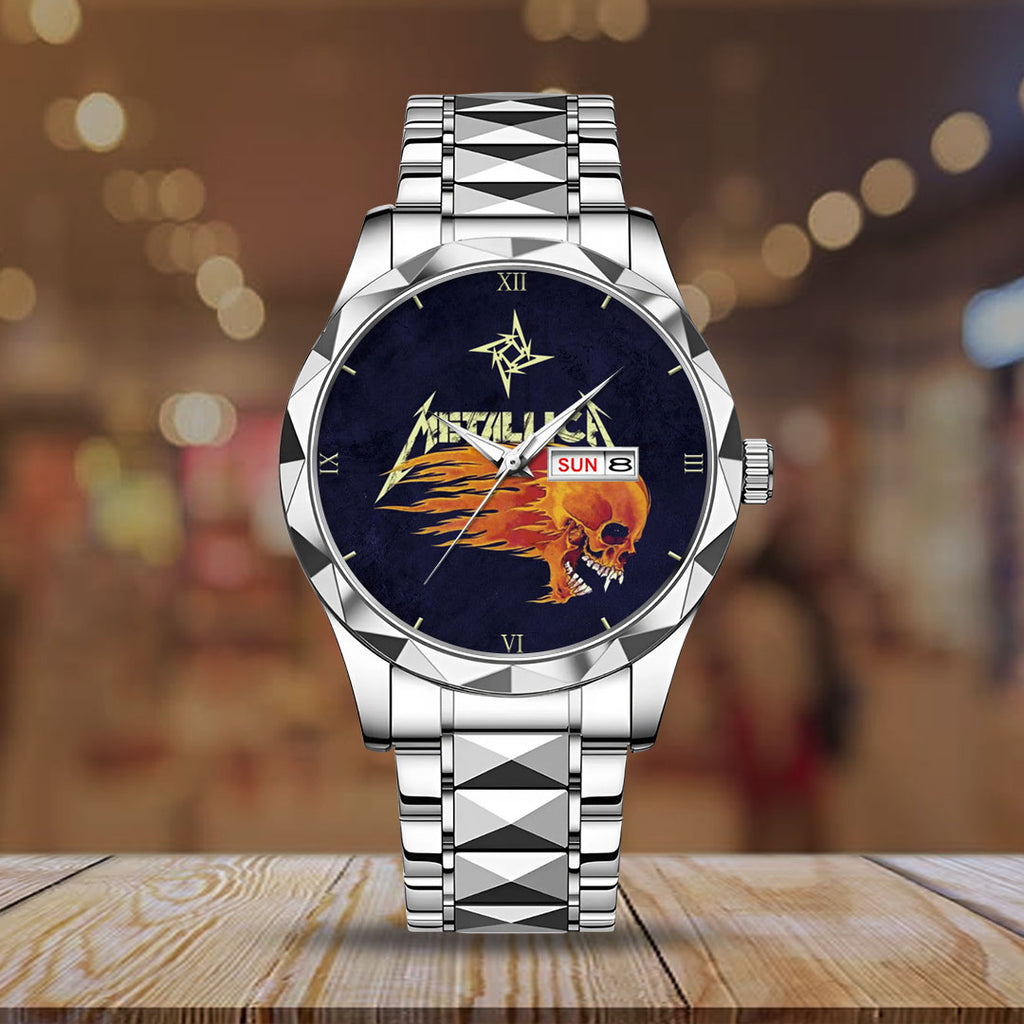 Metallica Alloy Luxury Quartz Watch – NGHIAVT 3379
