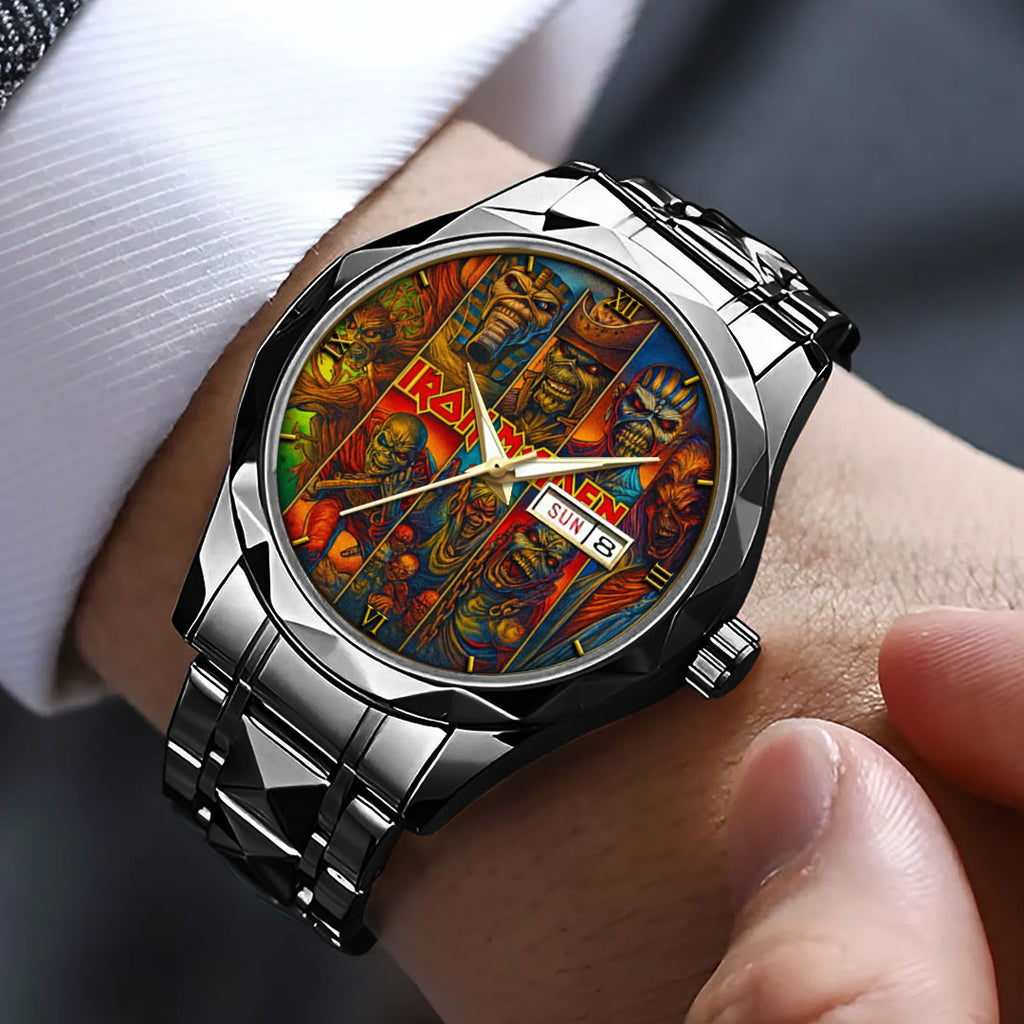 Iron Maiden Alloy Luxury Quartz Watch – NGHIAVT 3451