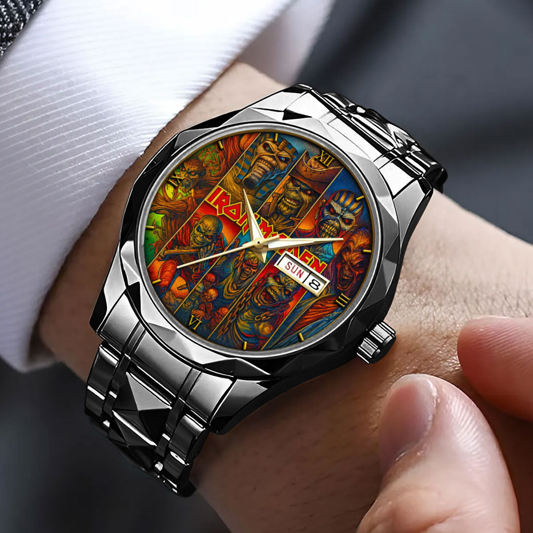 Iron Maiden Alloy Luxury Quartz Watch – NGHIAVT 3451