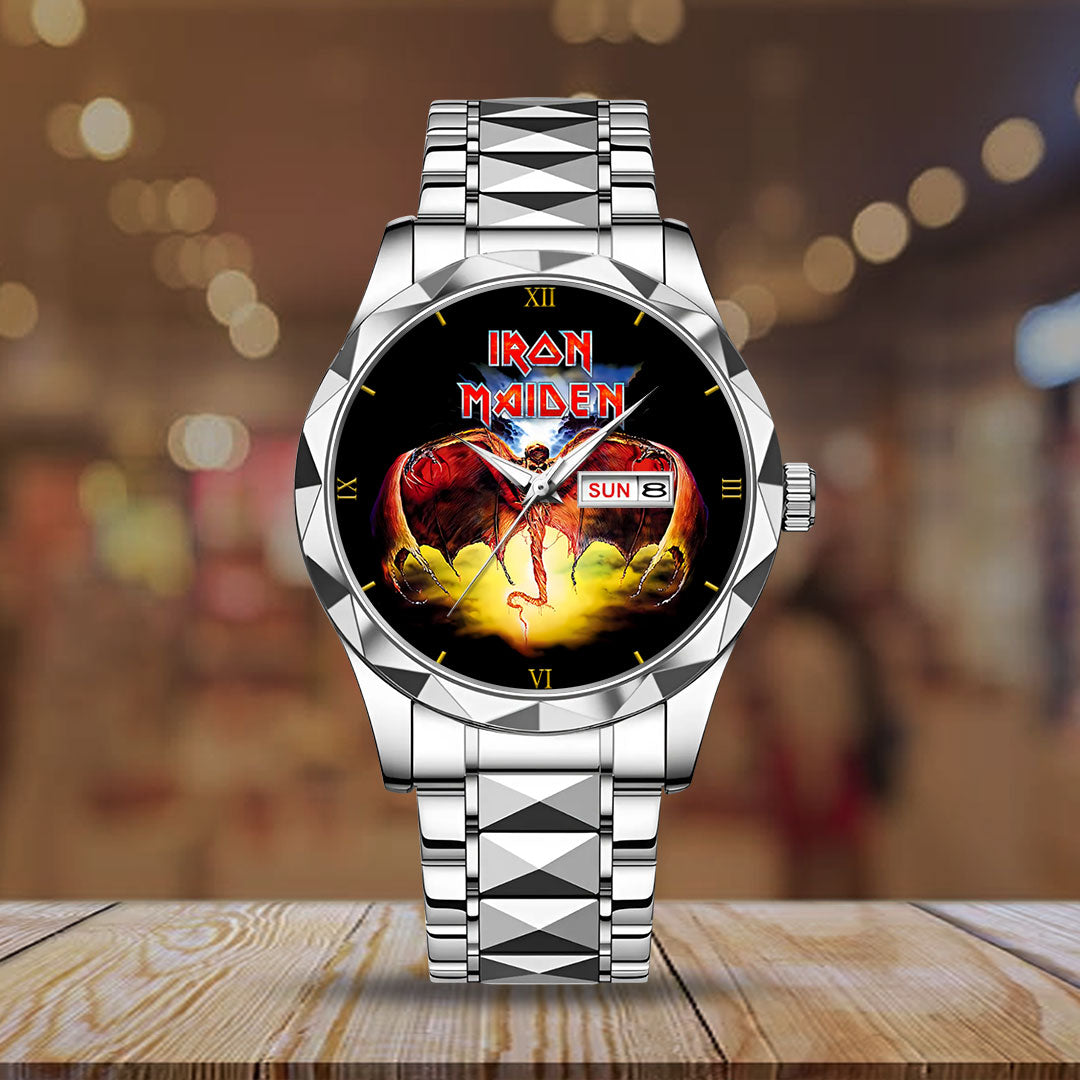 Iron Maiden Alloy Luxury Quartz Watch – NGHIAVT 3454