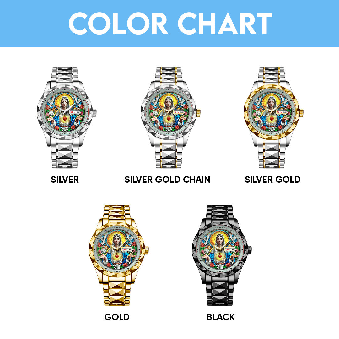 Maria Alloy Luxury Quartz Watch – NGHIAVT 3494