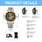 God Is Good Alloy Luxury Quartz Watch – NGHIAVT 3501