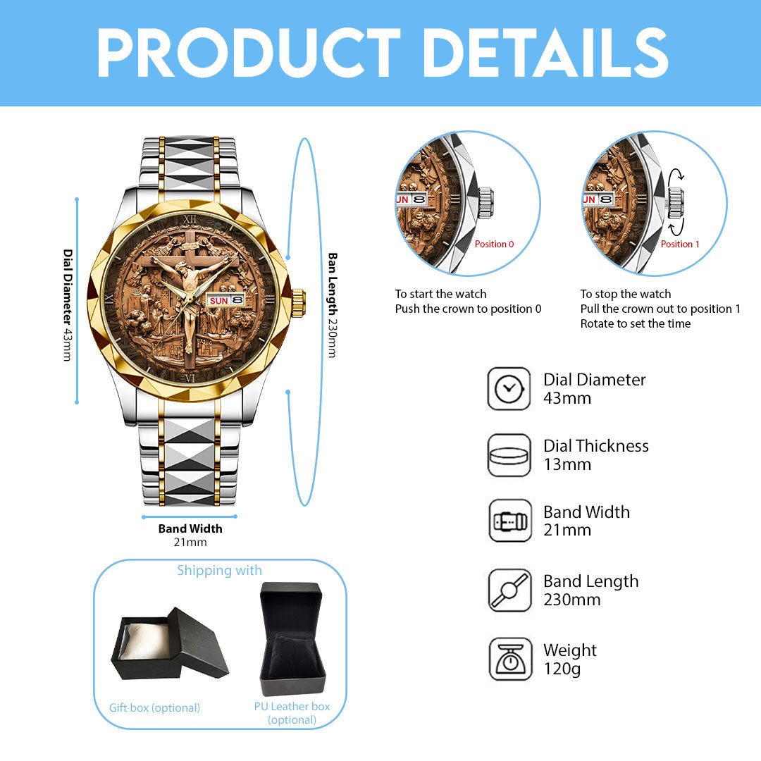 Christian Alloy Luxury Quartz Watch – NGHIAVT3505