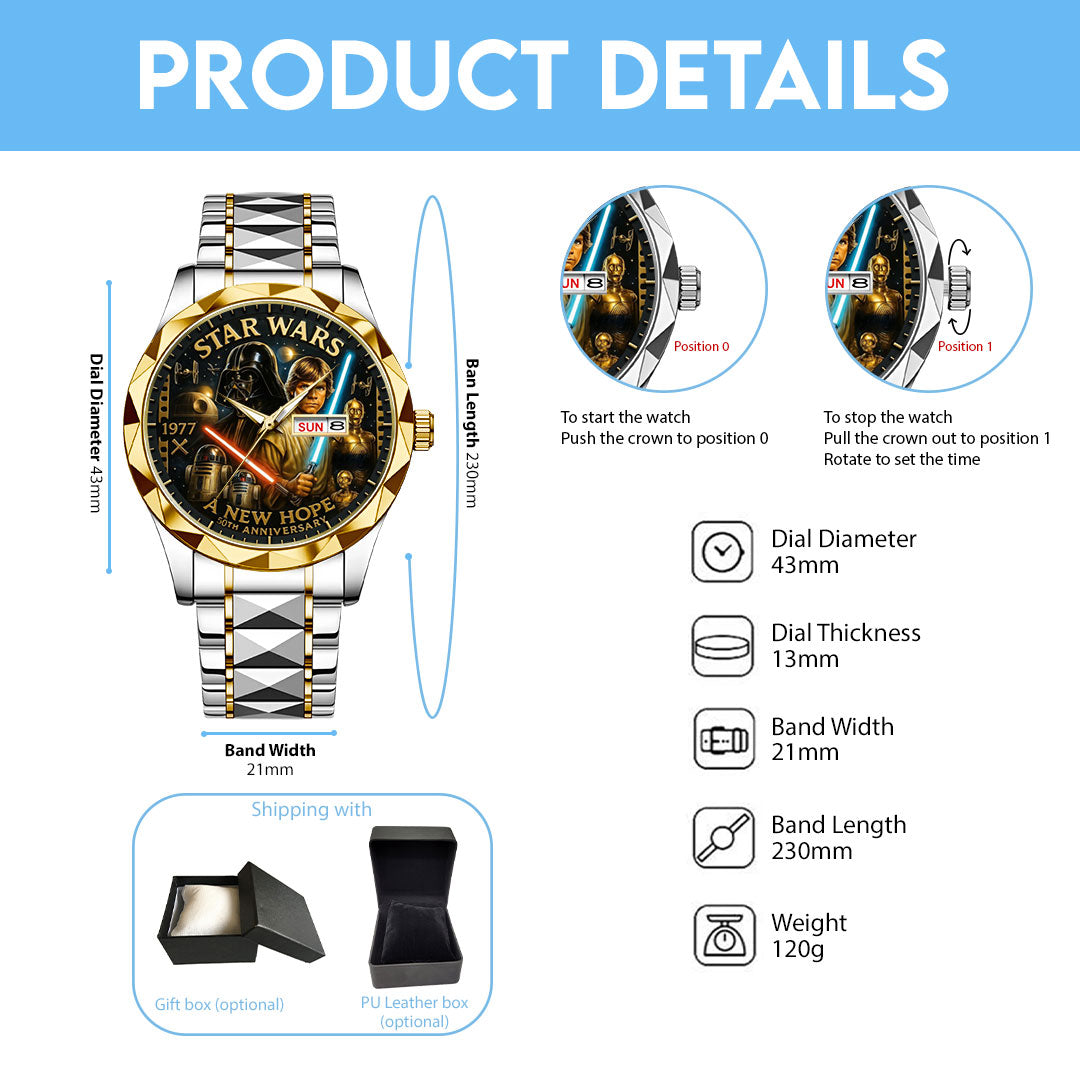 Star Wars Alloy Luxury Quartz Watch – NGHIAVT3717