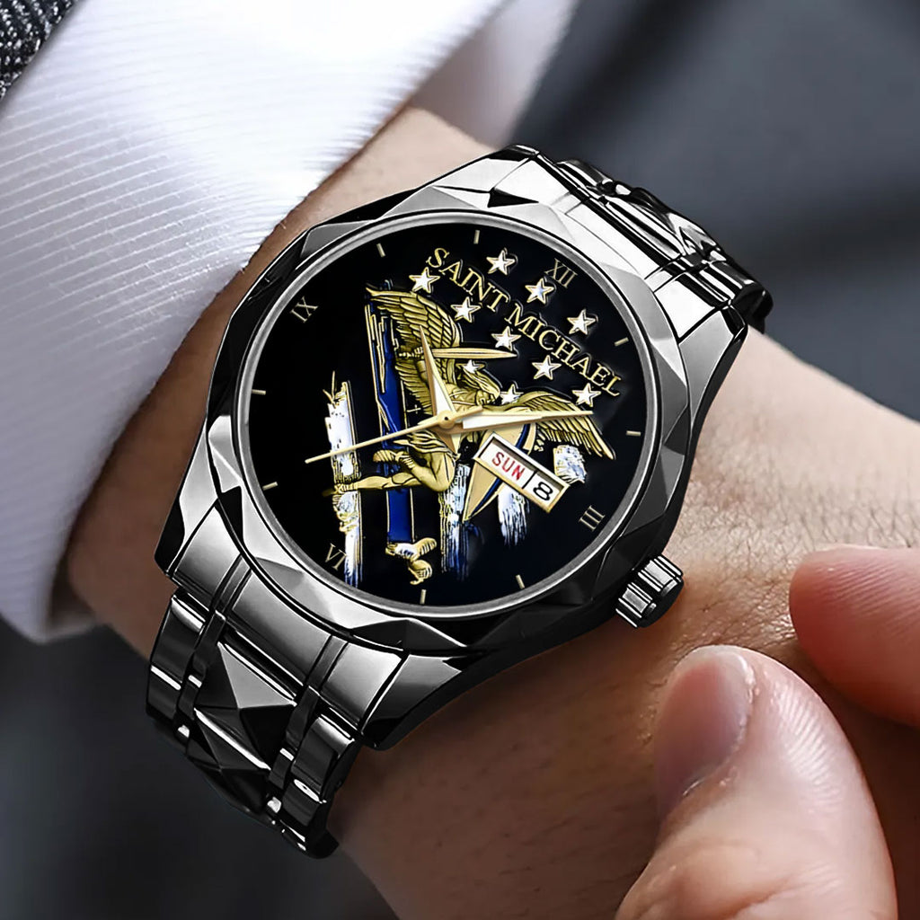 The Archangel Michael Alloy Luxury Quartz Watch – NGHIAVT3827