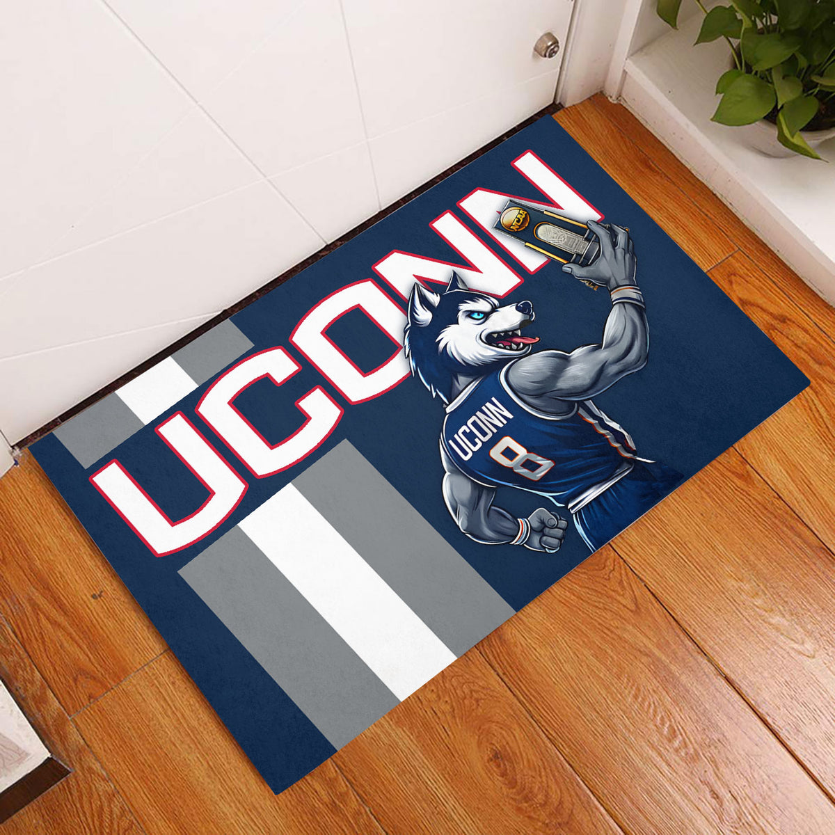 UConn Huskies Men's Basketball Custom Doormat – NGHIAVT3863