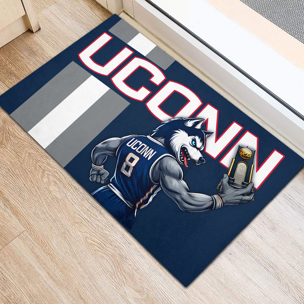 UConn Huskies Men's Basketball Custom Doormat – NGHIAVT3863