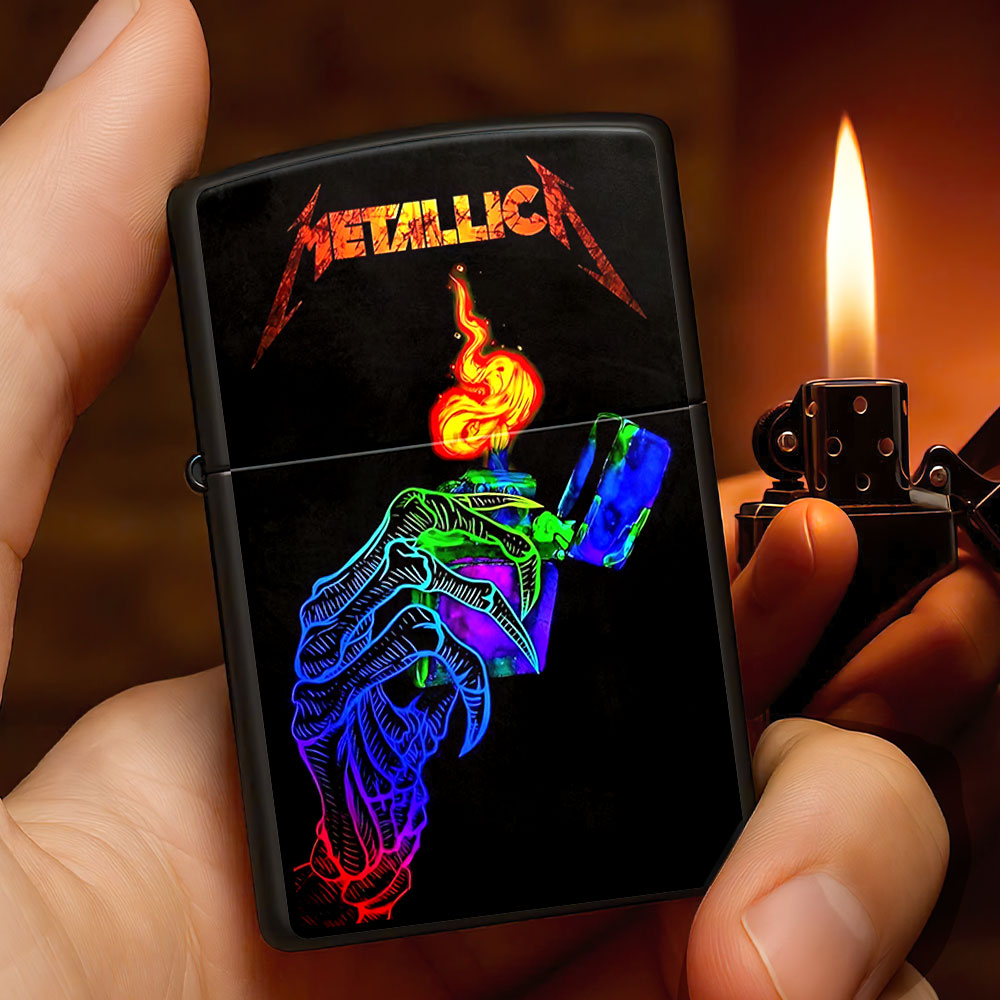 Metallica Zippo Lighter Case (No Insert) – NGHIAVT3881