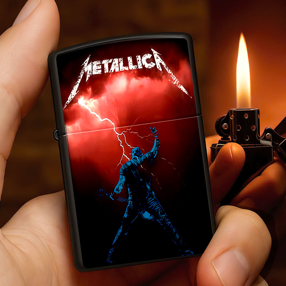 Metallica Zippo Lighter Case (No Insert) – NGHIAVT3883