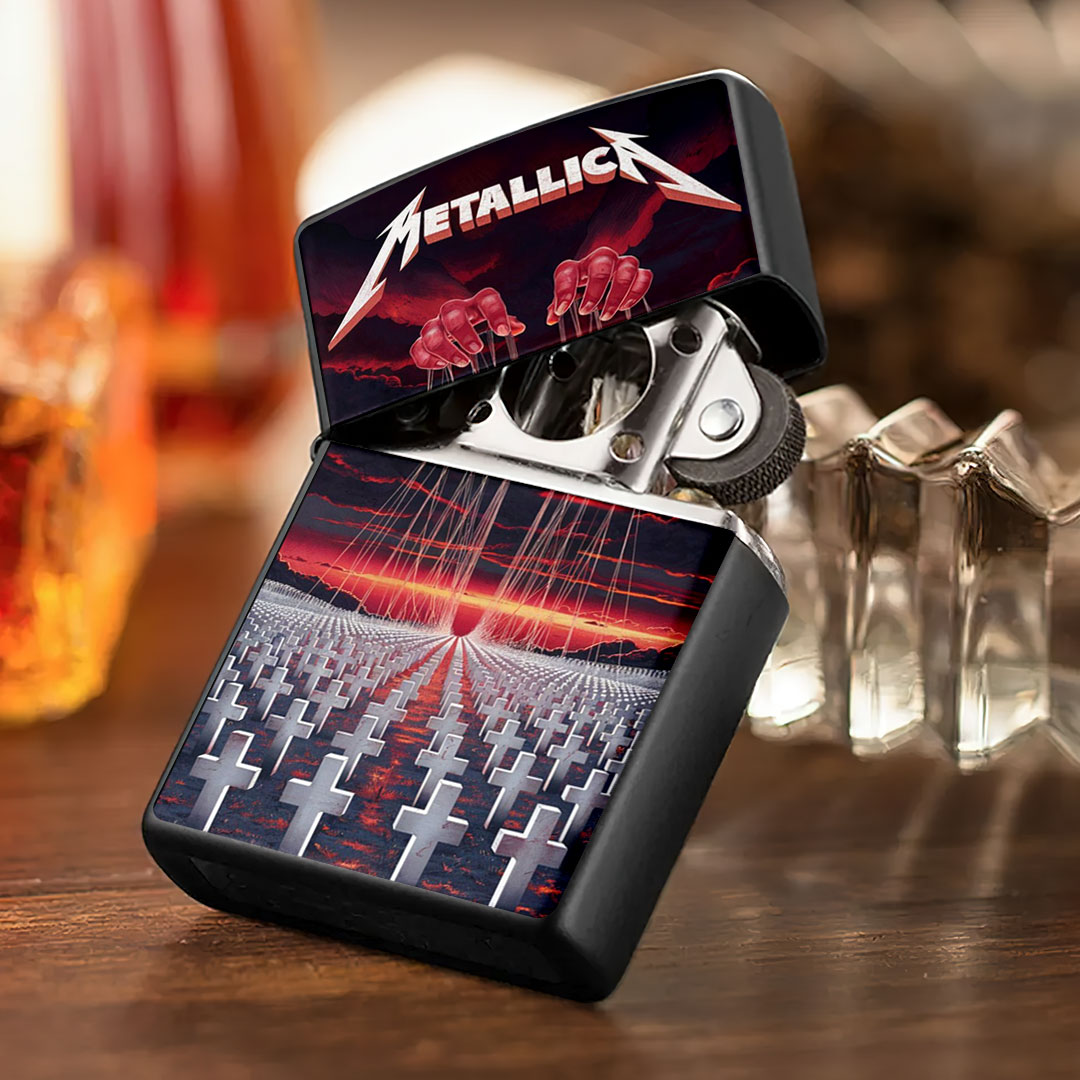 Metallica Zippo Lighter Case (No Insert) – NGHIAVT3885
