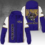 Baltimore Ravens 3D Windbreaker Jacket – NGHIAVT3910