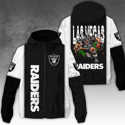 Las Vegas Raiders 3D Windbreaker Jacket – NGHIAVT3921