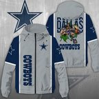 Dallas Cowboys 3D Windbreaker Jacket – NGHIAVT3923
