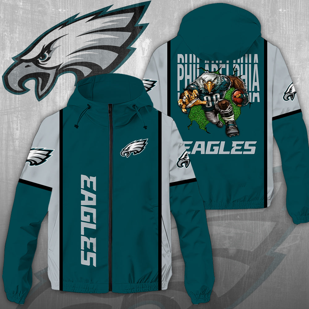 Philadelphia Eagles 3D Windbreaker Jacket – NGHIAVT3925