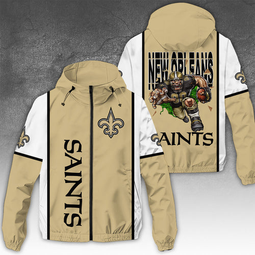New Orleans Saints 3D Windbreaker Jacket – NGHIAVT3932