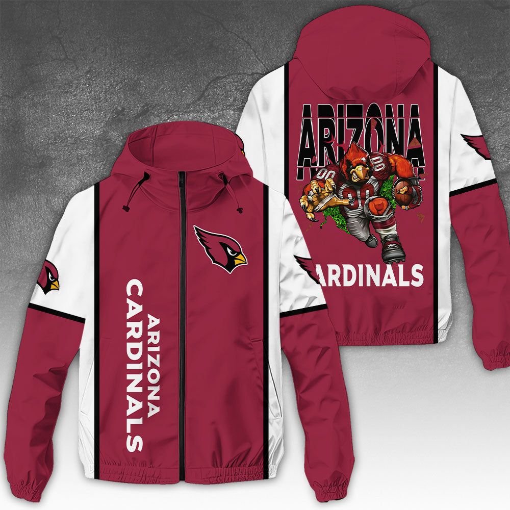 Arizona Cardinals 3D Windbreaker Jacket – NGHIAVT3934