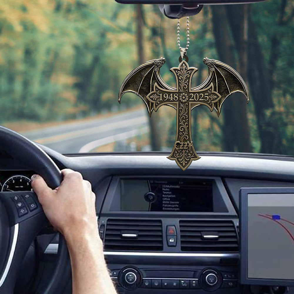 Ozzy Osbourne Custom Shape 2-sided Acrylic Car Ornament – NGHIAVT5146