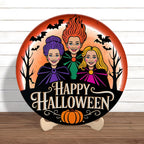 Halloween x Hocus Pocus Round Wooden Sign – NGHIAVT5292