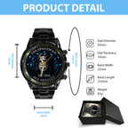 KISS x Ace Frehley Black Stainless Steel Watch – NGHIAVT5367