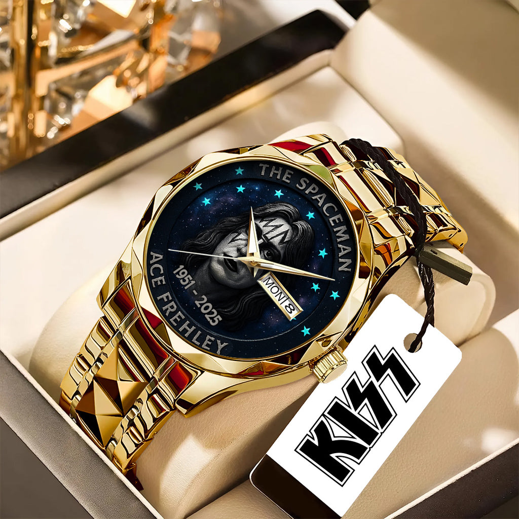 KISS x Ace Frehley Alloy Luxury Quartz Watch – NGHIAVT5368