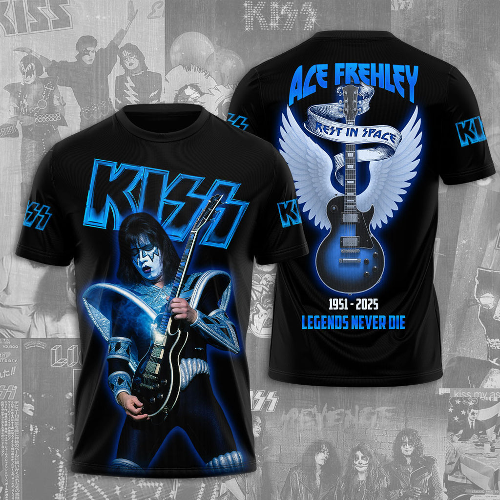Ace Frehley x KISS 2025 3D Apparel – NGHIAVT5402