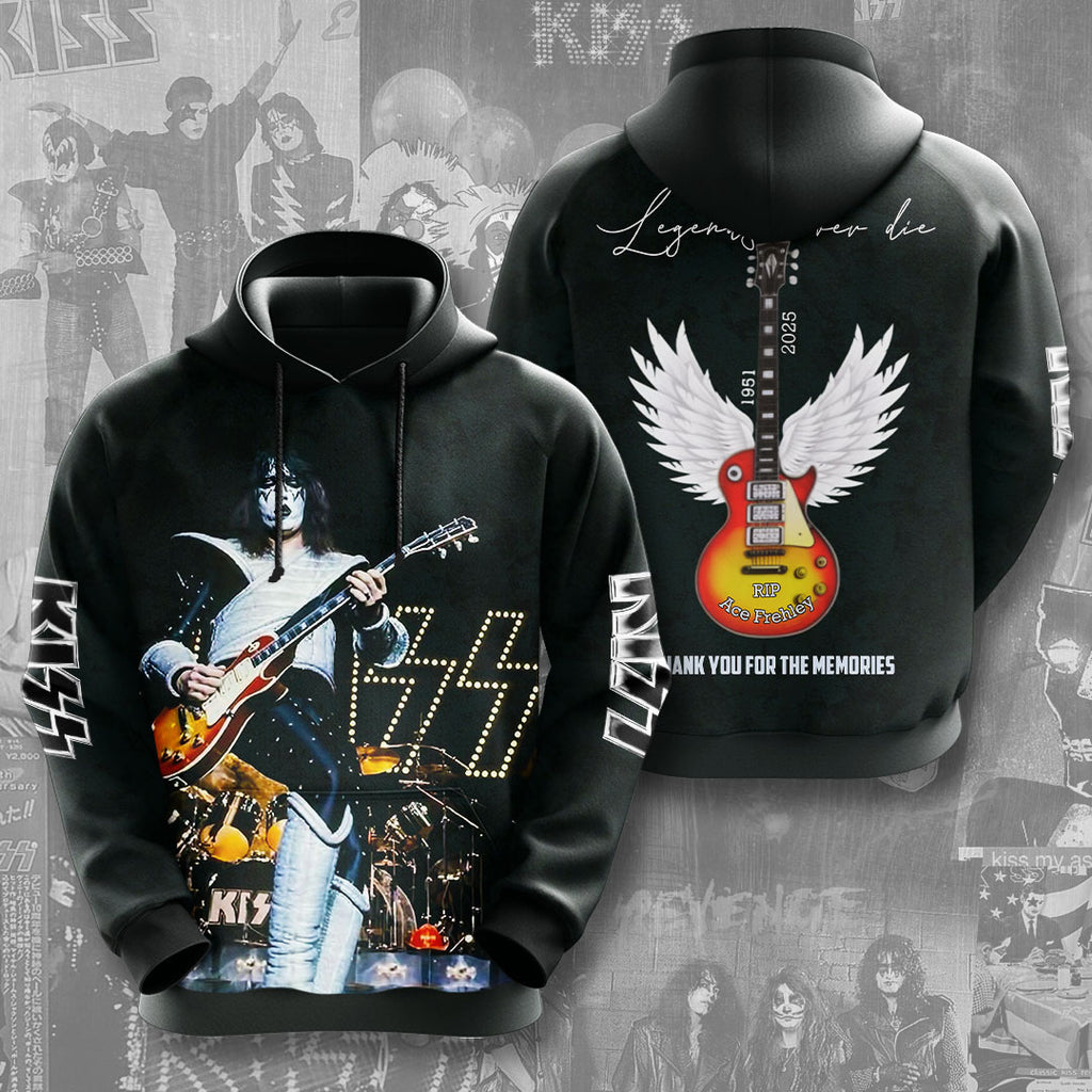 Ace Frehley x KISS 2025 3D Apparel – NGHIAVT5432