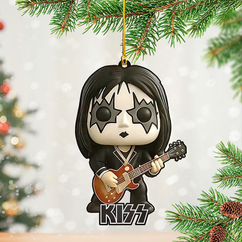Ace Frehley x KISS 2025 Custom Shape 2-sided Acrylic Ornament – NGHIAVT5435