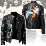 Led Zeppelin Motorcycle Leather Jacket – NGHIAVT5506