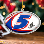 Kyle Larson 2025 Custom Shape 2-sided Acrylic Ornament – NGHIAVT5586