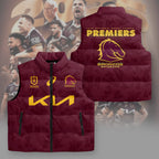 Brisbane Broncos 2025 3D Sleeveless Down Jacket – NGHIAVT5699